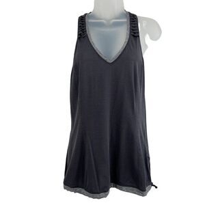 Lululemon Run Revitalize Tank In Coal Black Grey Size 8